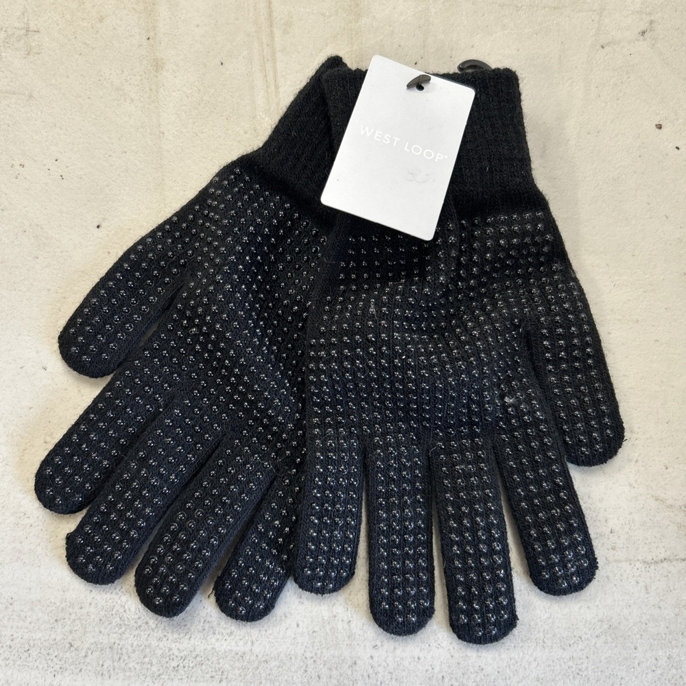 West Loop Gripper Ladies Gloves One Size Black